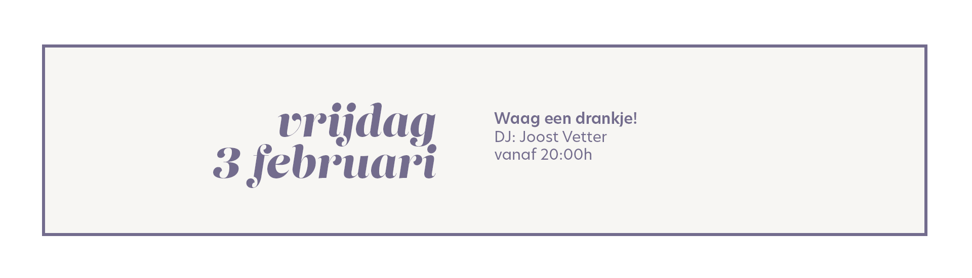 3 feb